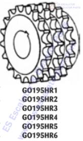 GO195HR3 Sprockets–Pulleys–Sheaves Use For OTIS