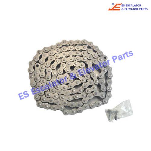 Escalator 16B1 Chain Pitch p (mm)25,4 Roller diameter d1 max. (mm)15,88 Pin diameter d2 max. (mm)8,28 Pin length b4 max. (mm)36,1