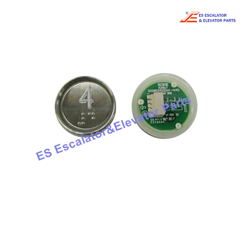 KM922111G001H004 Elevator Button KDS AUS  RND Surf BU SBS 4 Use For Kone