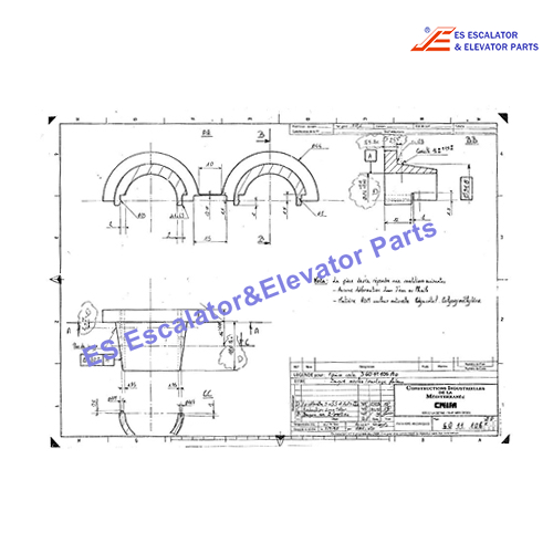 6011106 Escalator Bush Use For Cnim