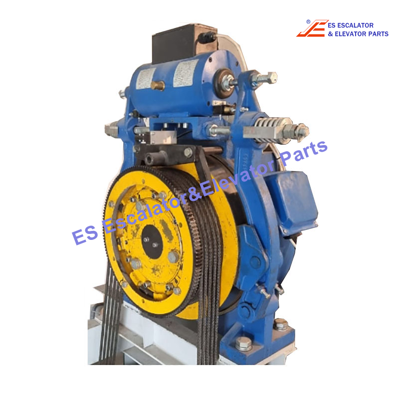 DAA20220AE4 Elevator PM Gearless Machine Power:11.7KW Current:15.2A Voltage:513V Frequency:26HZ Use For Otis