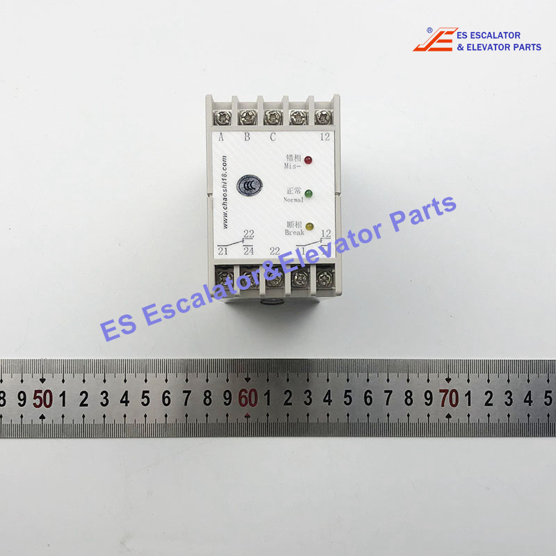 ABJ1-122X Elevator Protection Relay 3 Phase AC Voltage : 240VAC 24VDC Current : 1A (AC-14  DC-13) Use For Otis