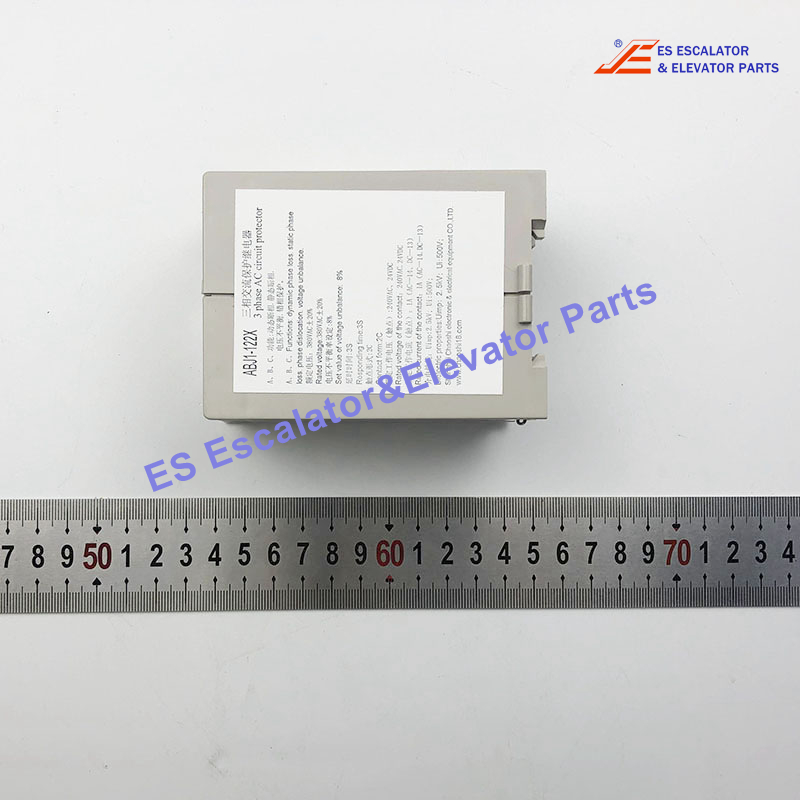 ABJ1-122X Elevator Protection Relay 3 Phase AC Voltage : 240VAC 24VDC Current : 1A (AC-14  DC-13) Use For Otis