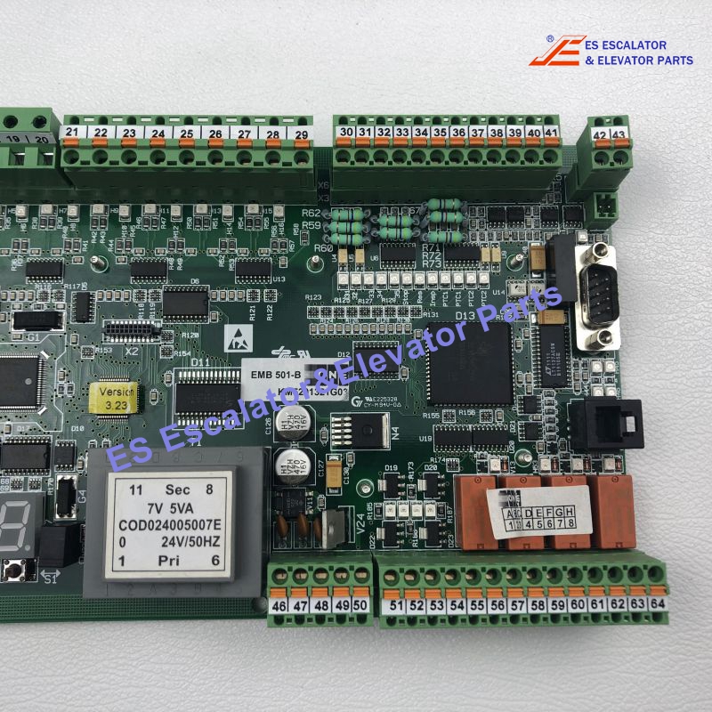 KM5201321G03 Escalator Mainboard EMB501-B EJV1.5 / E40 R1.1 Assembly Use For Kone