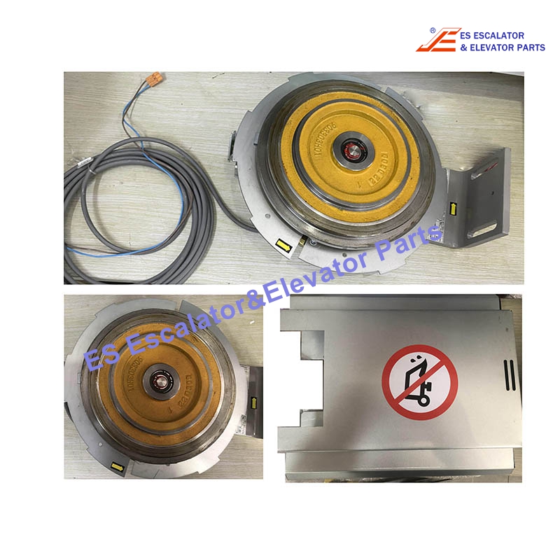 KM973109G06 Elevator Overspeed Governor V=1.6m/s V1=2m/s Rope D=6.0mm Left Straight Use For Kone