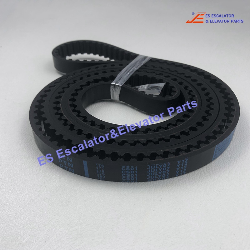 2496-P8M Elevator Belt Circular Tooth Profile PX Belt Length:2496mm Width:15mm Use For Other
