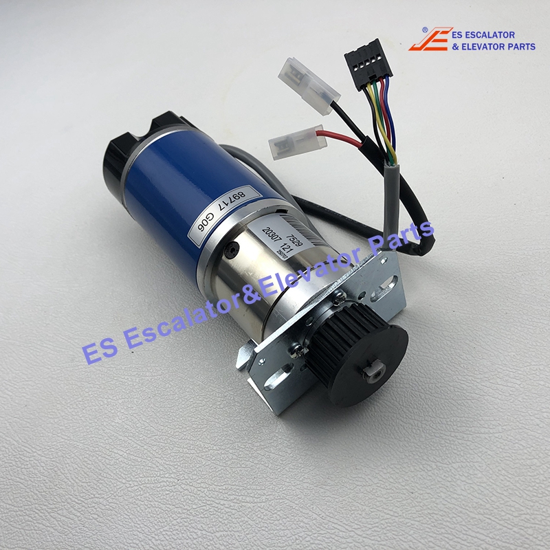 KM89717G06 Elevator Door Motor Geared Door D1 40VDC 1.65A 3150 1/min  Use For Kone