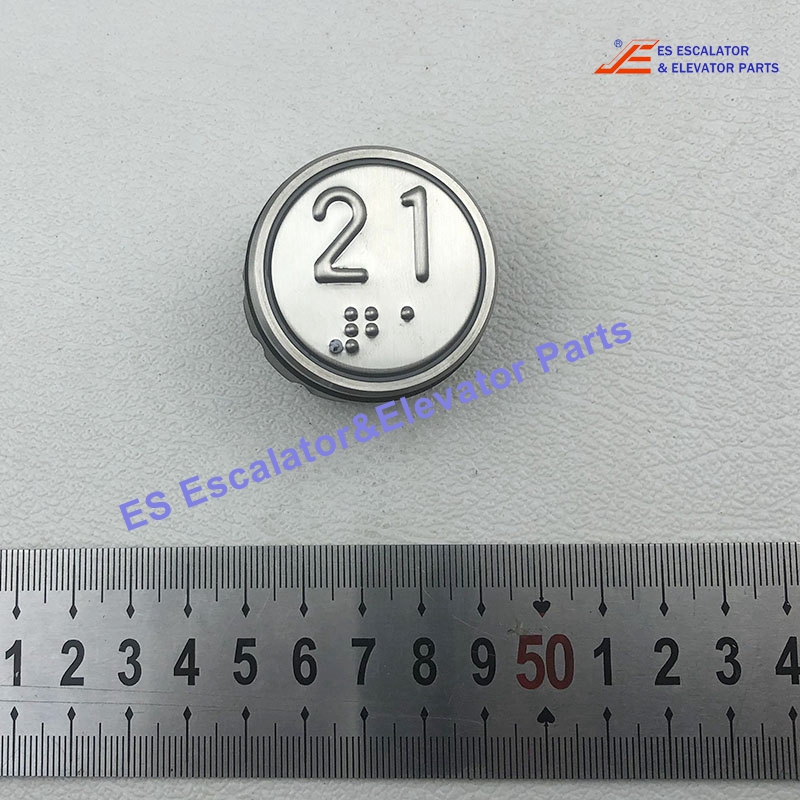 BR36 Elevator Button  Push Button  36mm With Braille  Use For Otis
