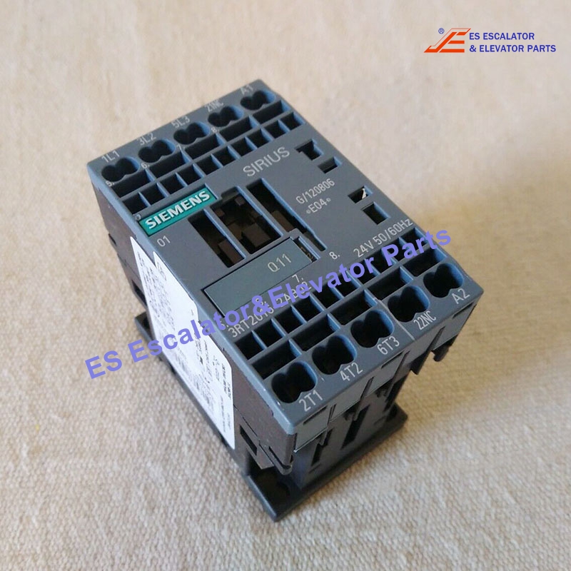 3RT2016-2AB02 Elevator Power Contactor AC-3e/AC-3 9A 4KW/400V 1NC 24VAC 50/60HZ 3-Pole Use For Siemens