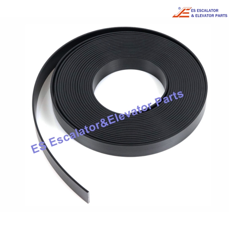 AAA717AD1 Elevator Traction Belt Dimension:3X60MM 24 cores Breaking 64KN Use For Otis