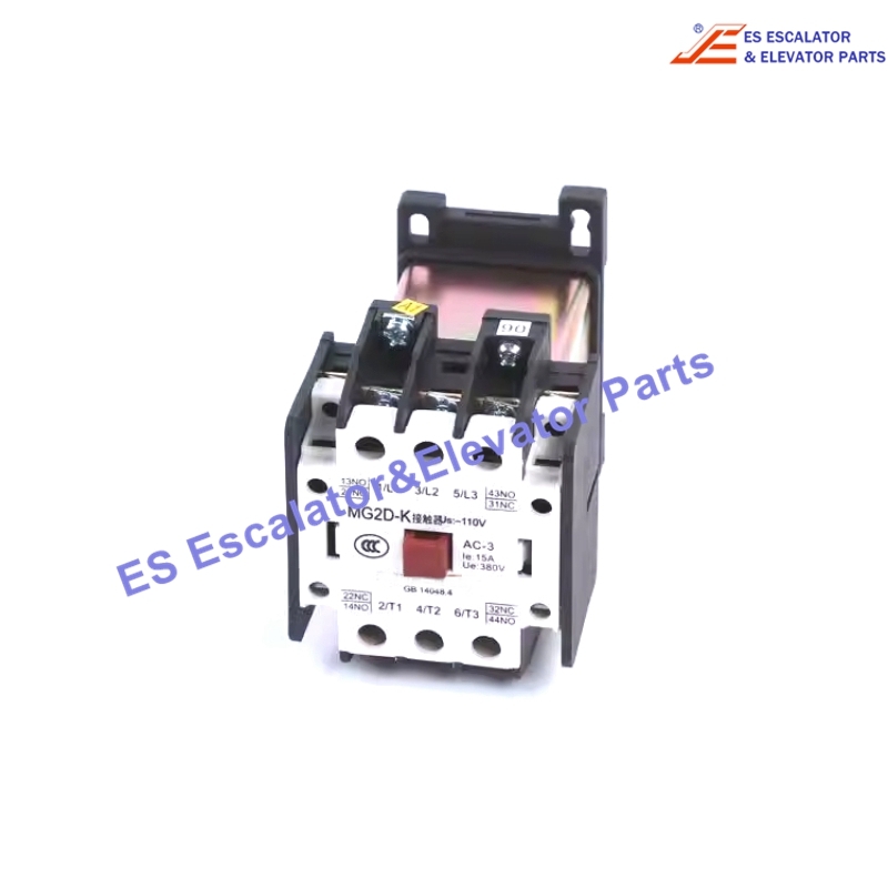 MG2D-K Elevator Contactor 110Vac 15A Use For Other
