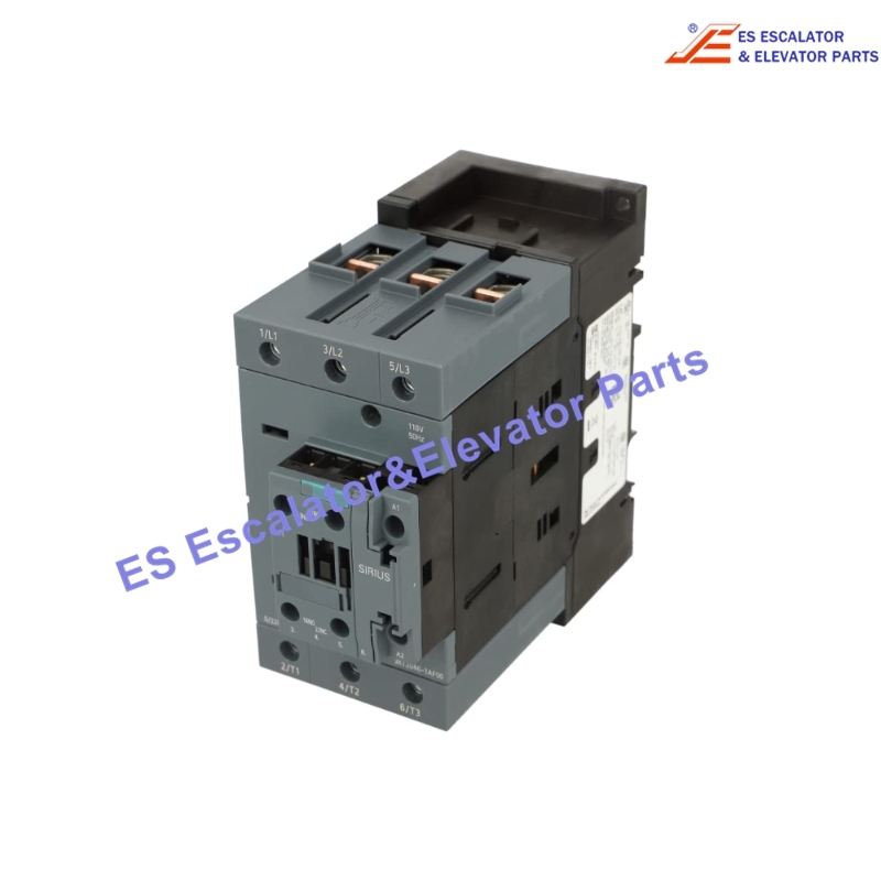 3RT2046-1AF00 Elevator Power Contactor 45Kw 400V 110Vac Use For Siemens
