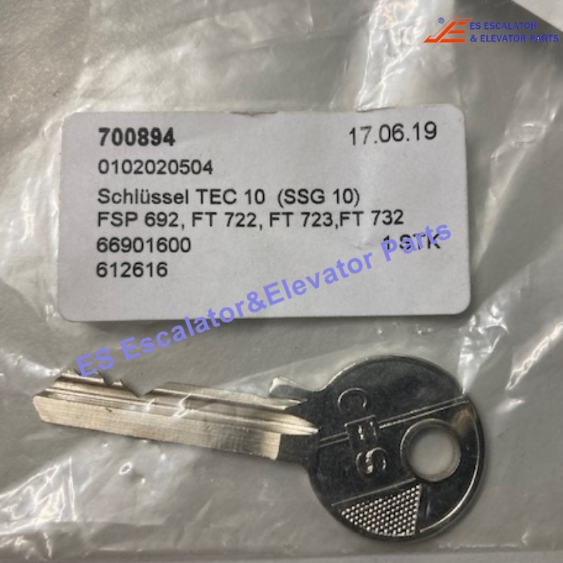 66901600 Escalator Key Use For Thyssenkrupp
